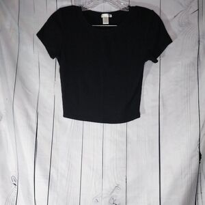 Bozzolo Classic Black Women's Crop Top